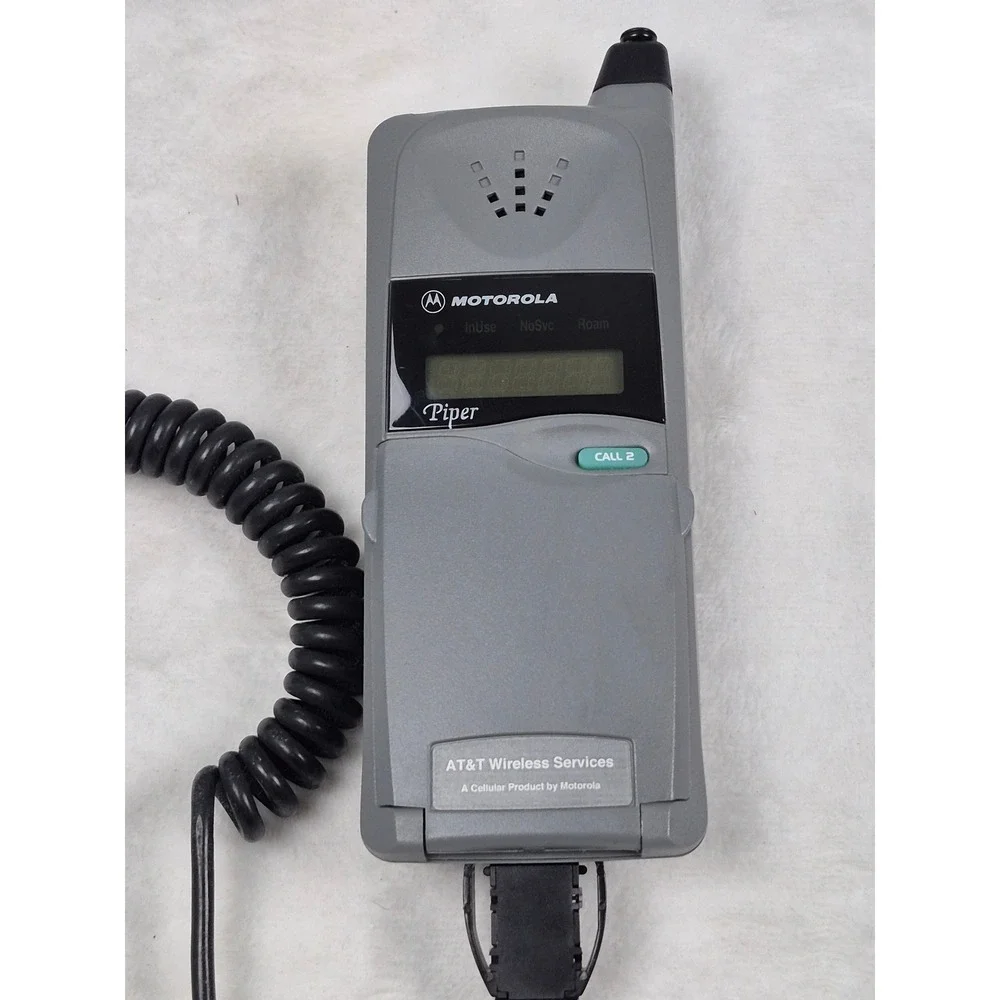 Motorola Piper Grey Flip Car Phone Vintage Retro Cellular Mobile 2189